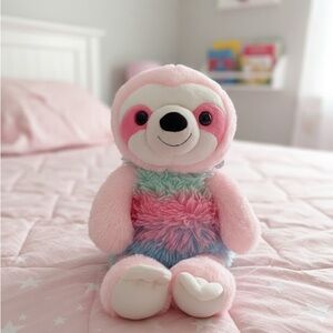 Colorful Plush Sloth Toy for Kids